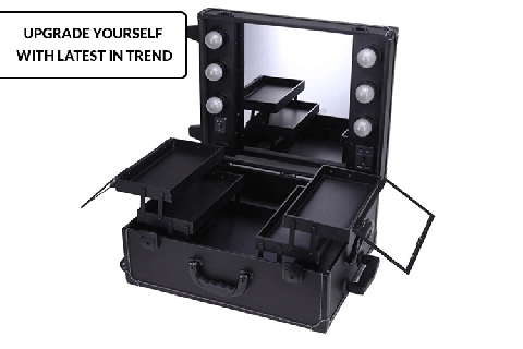 Makeup Case with Lights and Mirrors, Latest in Trend